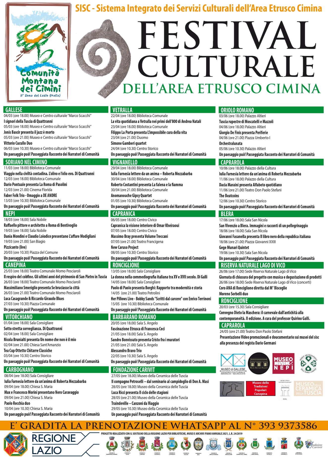 Festival Culturale dell'Area Etrusco Cimina