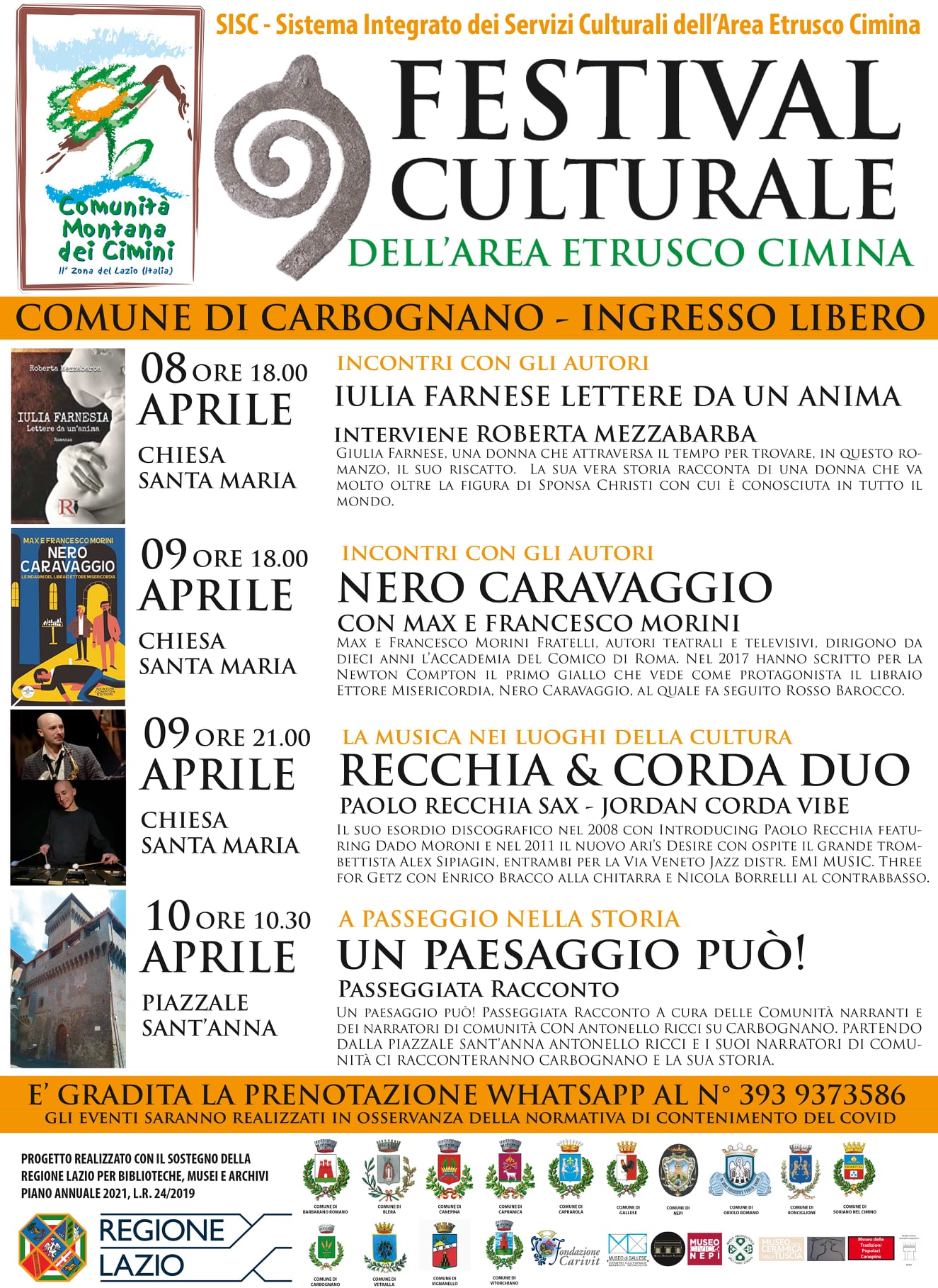 Festival Culturale dell'Area Etrusco Cimina - Carbognano