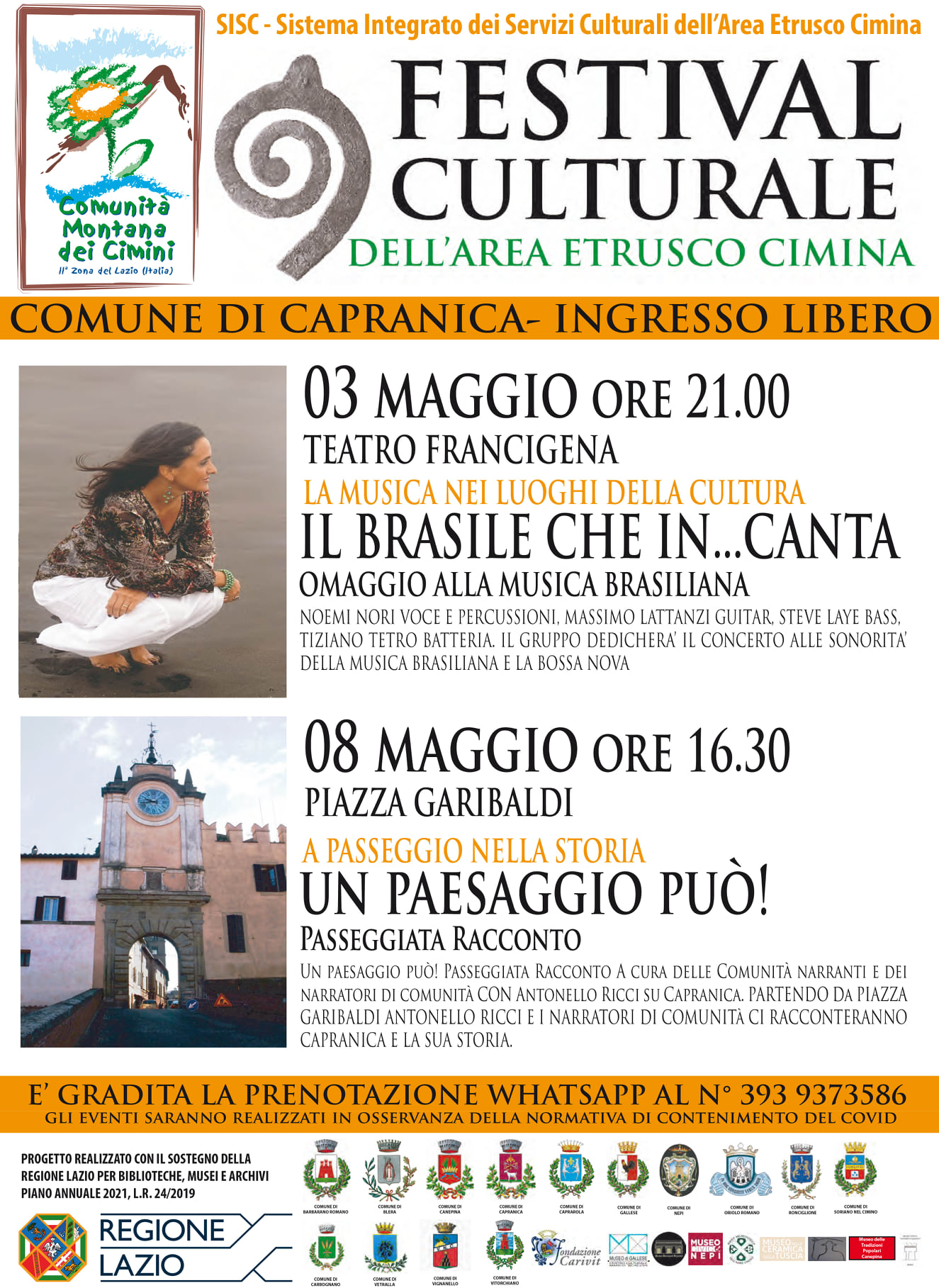 Festival Culturale dell'Area Etrusco Cimina. Capranica