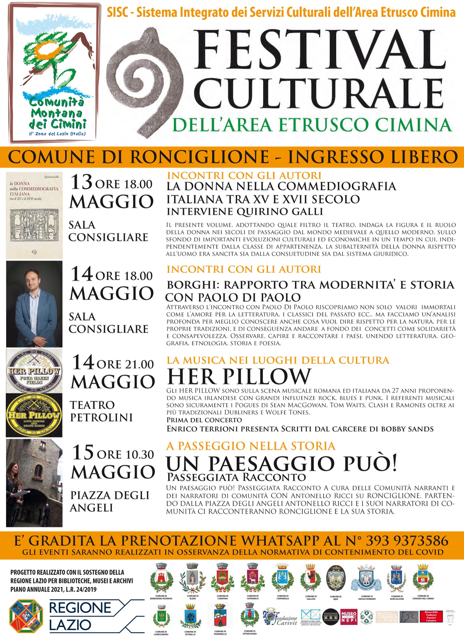 Festival Culturale dell'Area Etrusco Cimina. Ronciglione