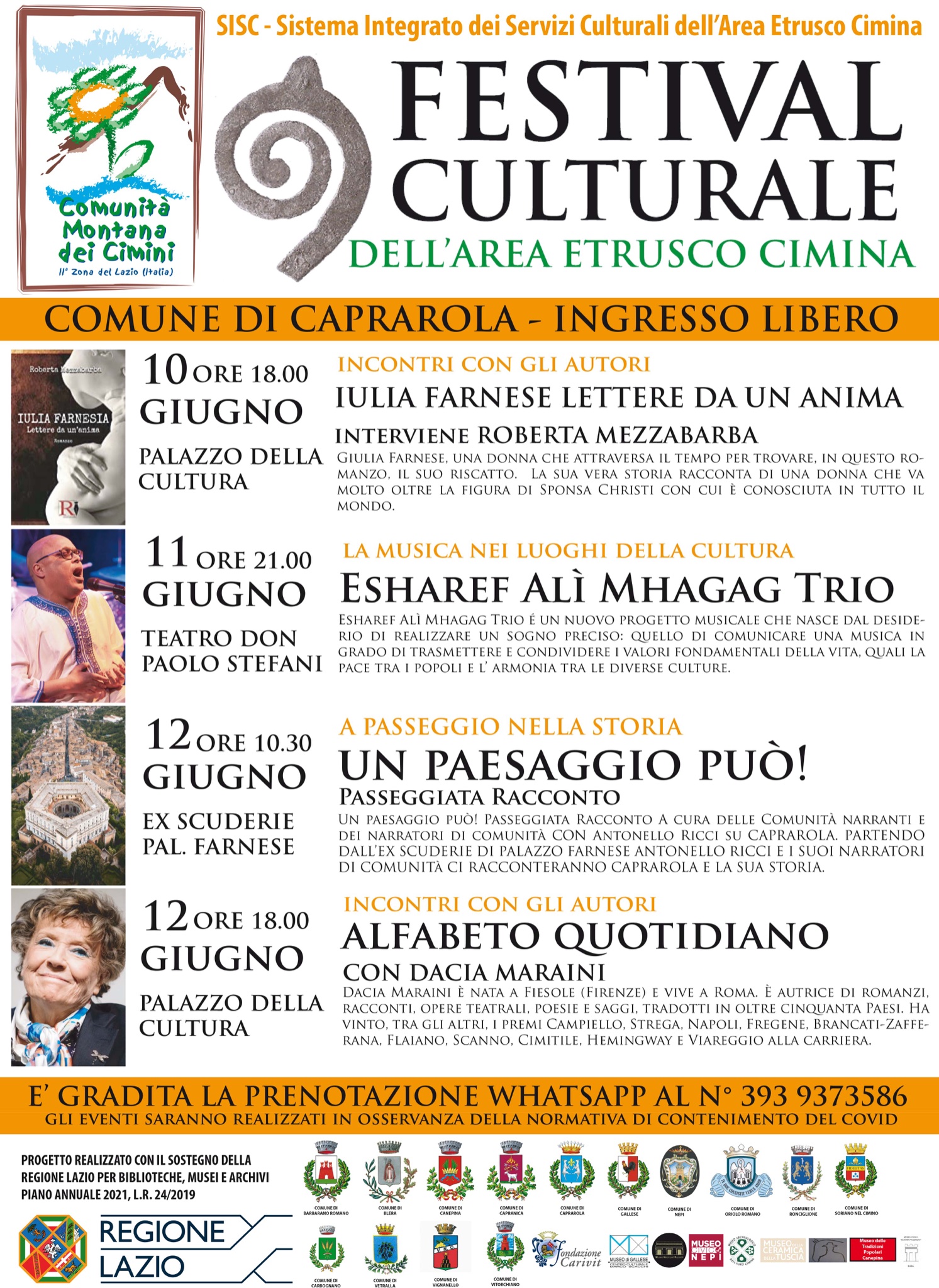 Festival Culturale dell'Area Etrusco Cimina - Caprarola