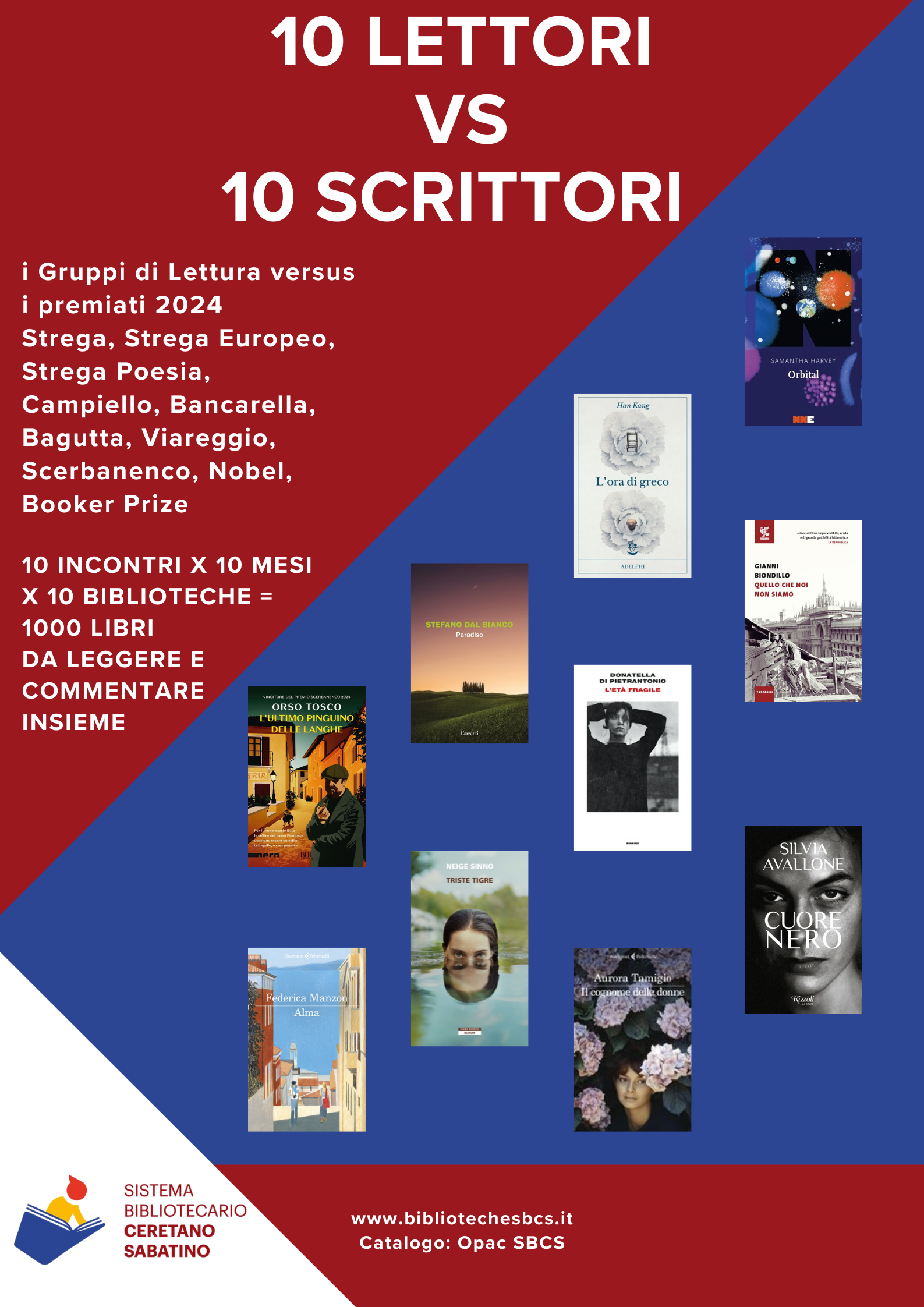 Al via "10 LETTORI vs 10 SCRITTORI" 2026 con i Gruppi di Lettura!