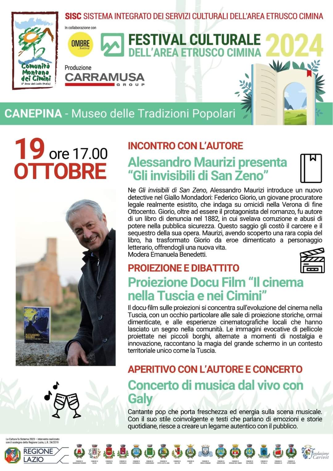 FESTIVAL CULTURALE DELL'AREA ETRUSCO CIMINA 2024 -CANEPINA