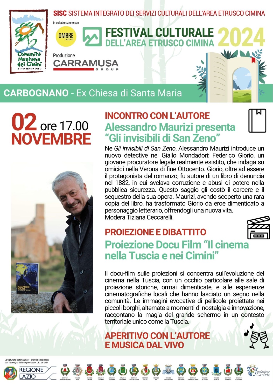 FESTIVAL CULTURALE DELL'AREA ETRUSCO CIMINA - CARBOGNANO - 2 NOVEMBRE