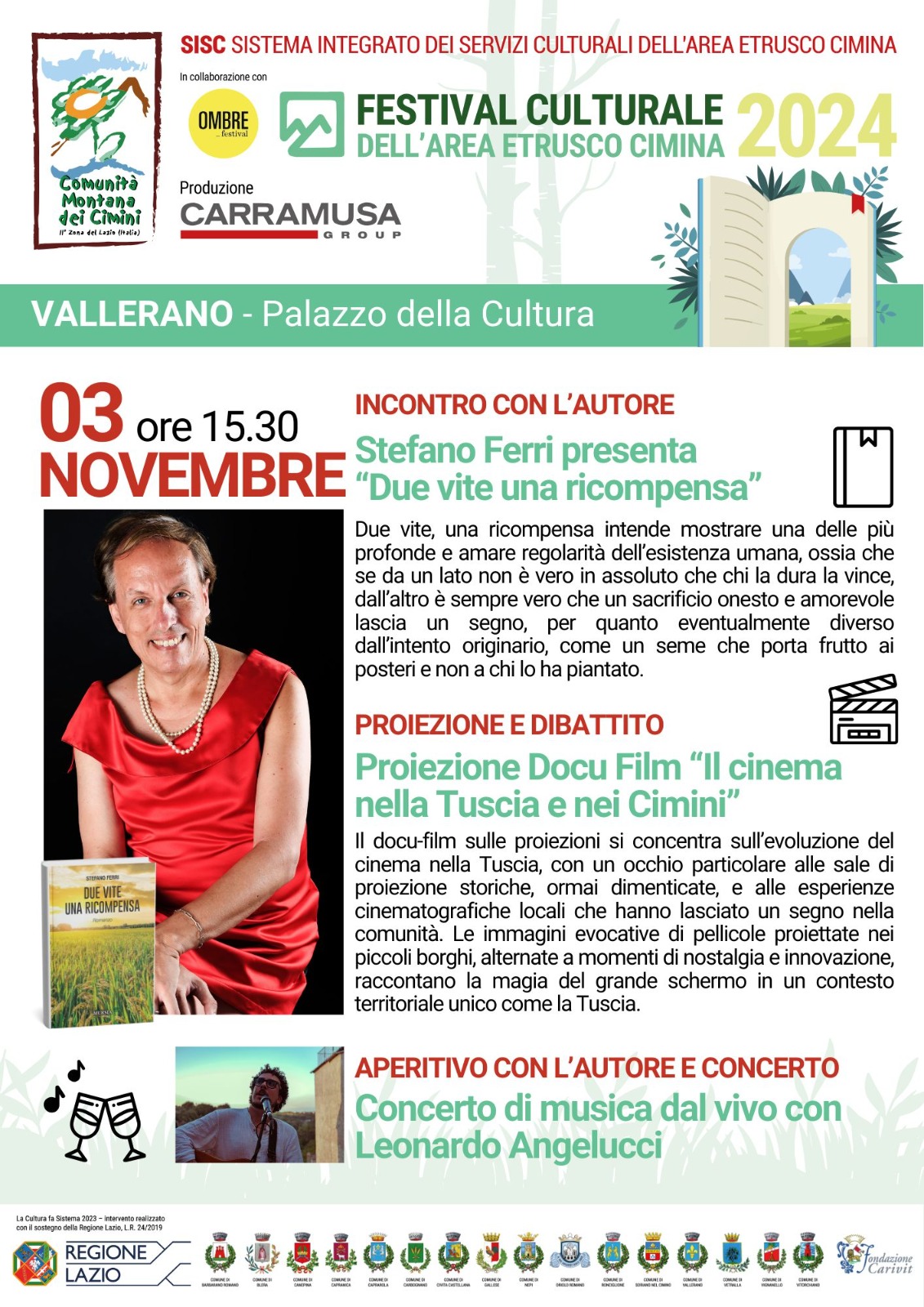 FESTIVAL CULTURALE DELL'AREA ETRUSCO CIMINA - VALLERANO - 3 NOVEMBRE