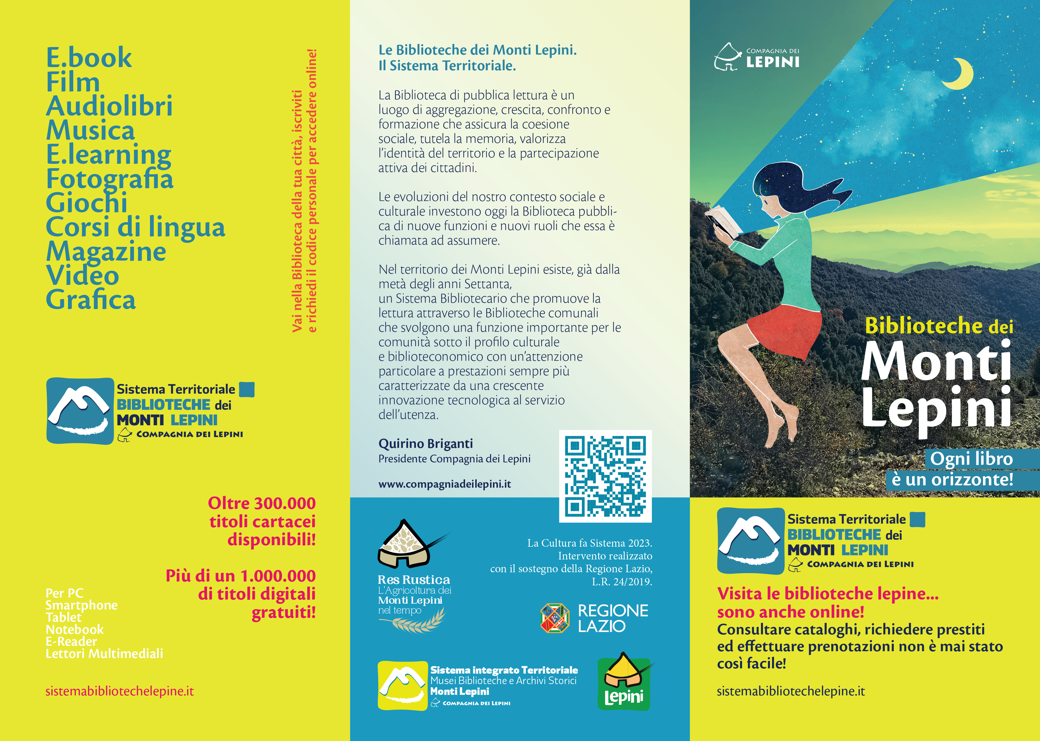 Depliant Biblioteche Monti Lepini